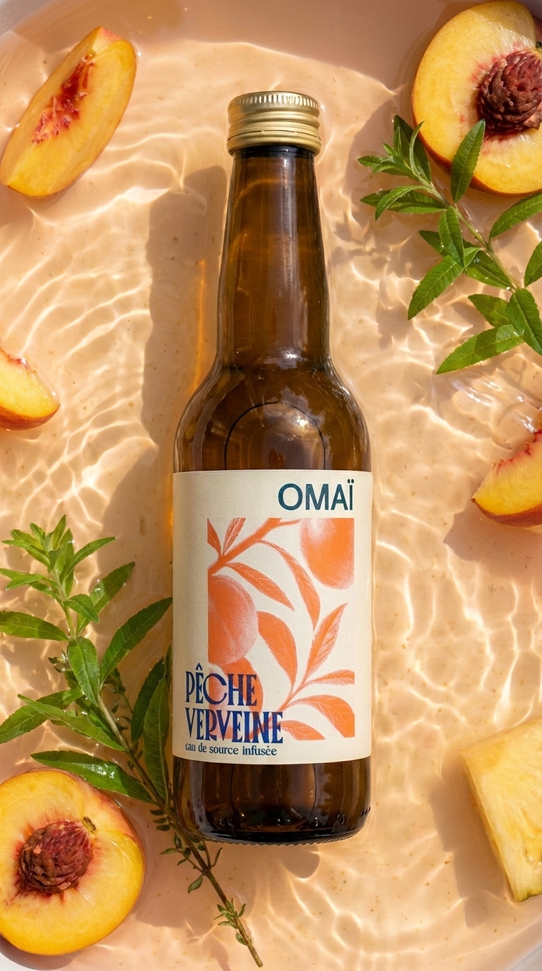 Pêche verveine